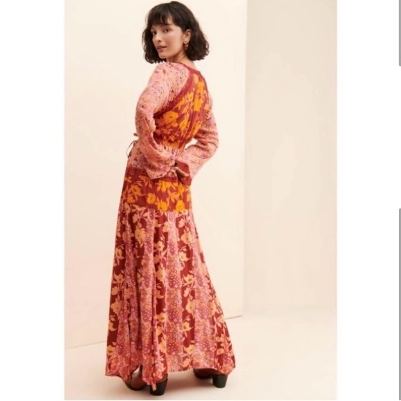 FREE PEOPLE TILDA WRAP DRESS - Picture 2 of 4